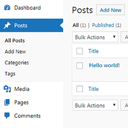 Clean WP Admin Theme – Simple design icon