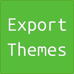 Export Themes icon