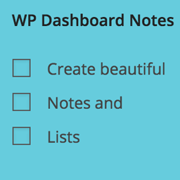 WP Dashboard Notes icon
