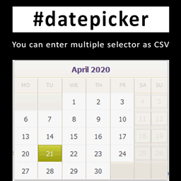 WP Datepicker icon