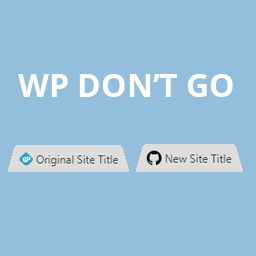 WP Don't GO icon