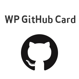 WP GitHub Card icon