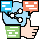 WP Like, Comment & Share icon