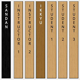 WP-Nafudakake Dojo Rank Board Generator icon
