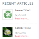 WP Post Widget icon