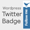 WP-TwitterBadge icon