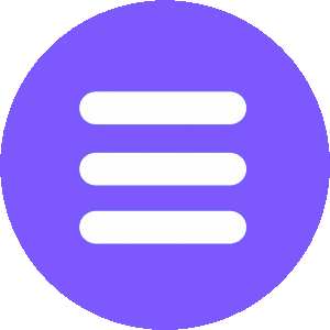 Responsive Vertical Icon Menu icon