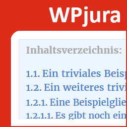 WPjura Table of Contents icon