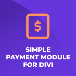 Simple Payment Module for Divi icon