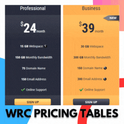 WRC Pricing Tables – Responsive CSS3 Pricing Tables icon