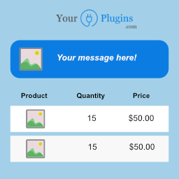 Conditional Cart Messages for WooCommerce – YourPlugins.com icon