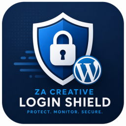 ZA Creative Login Shield icon