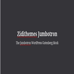 Zidithemes Jumbotron icon
