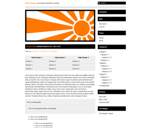 10PAD2-Rising Sun theme screenshot