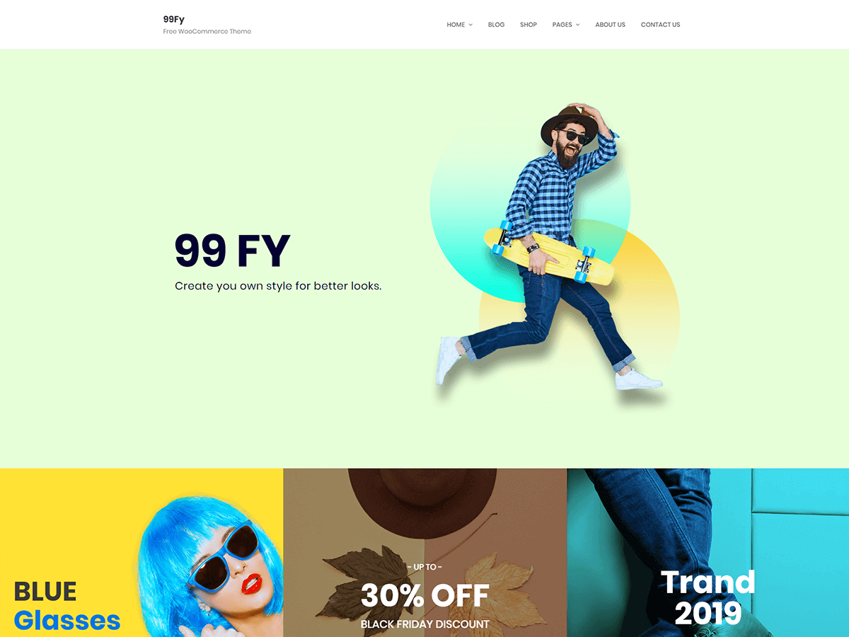 99fy theme screenshot