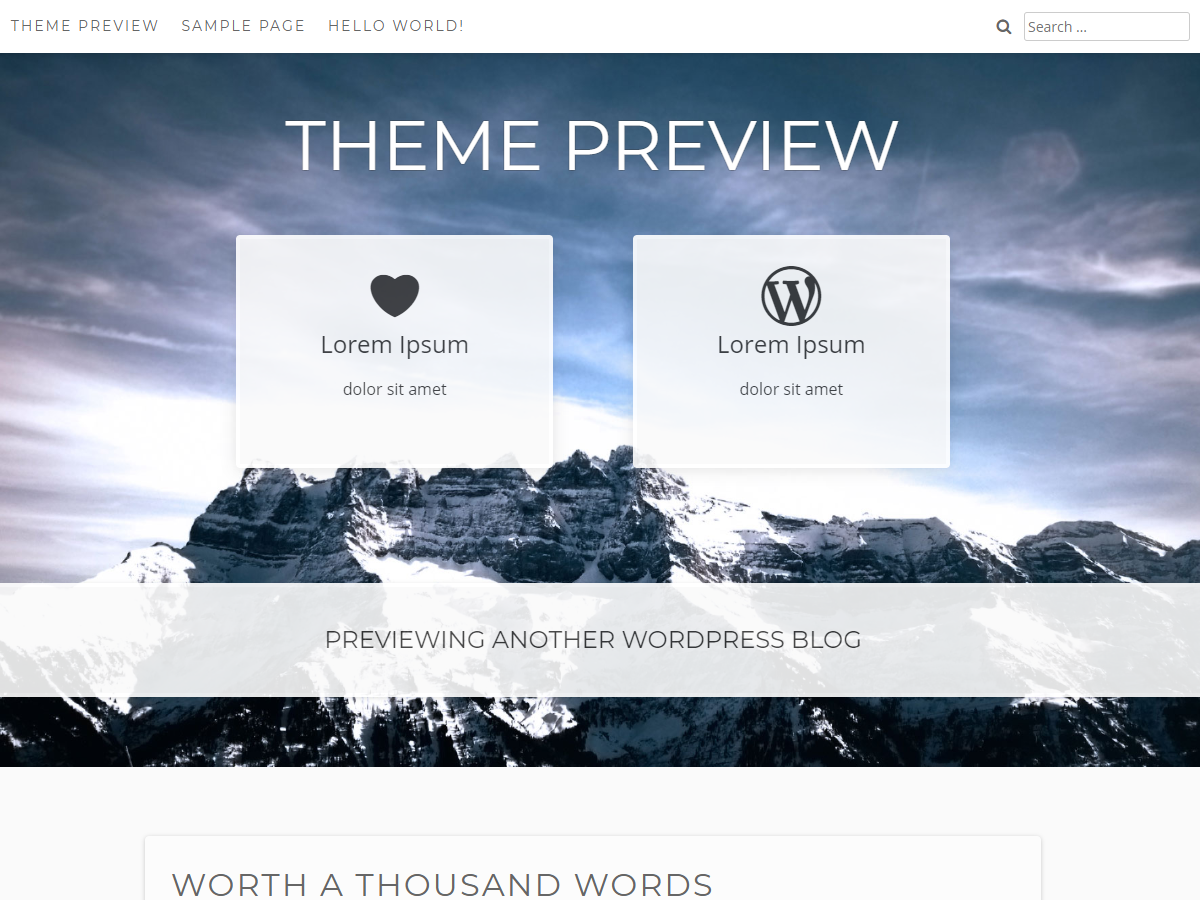 Aaron theme screenshot