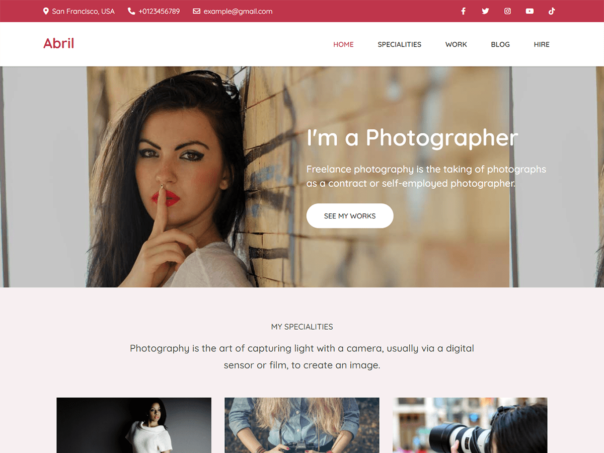 Abril theme screenshot