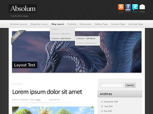 Absolum theme screenshot