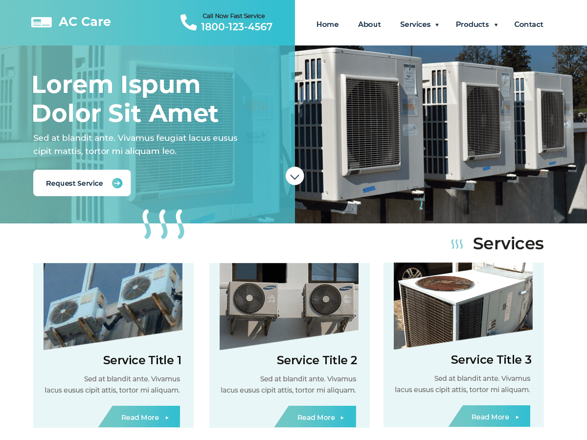 AC Care theme screenshot