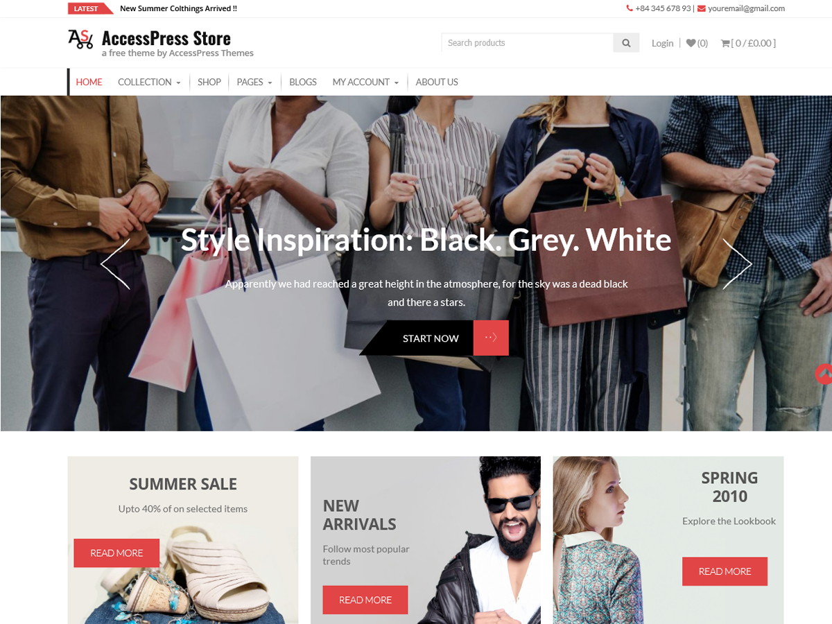AccessPress Store theme screenshot