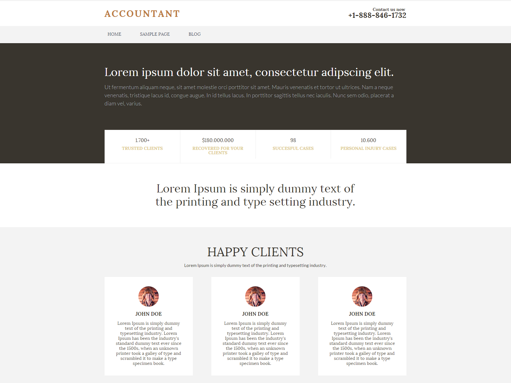 AccountantLaw theme screenshot