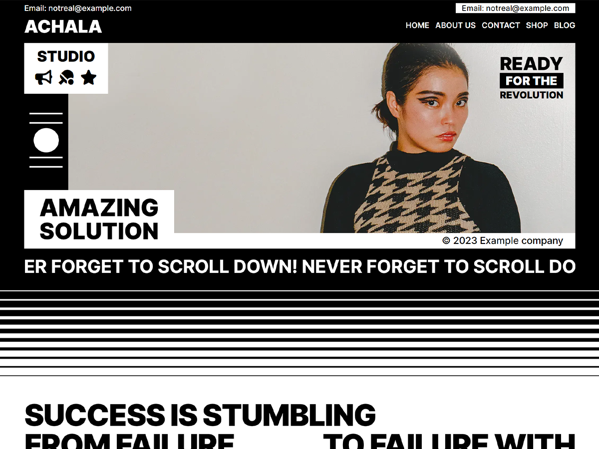Achala theme screenshot