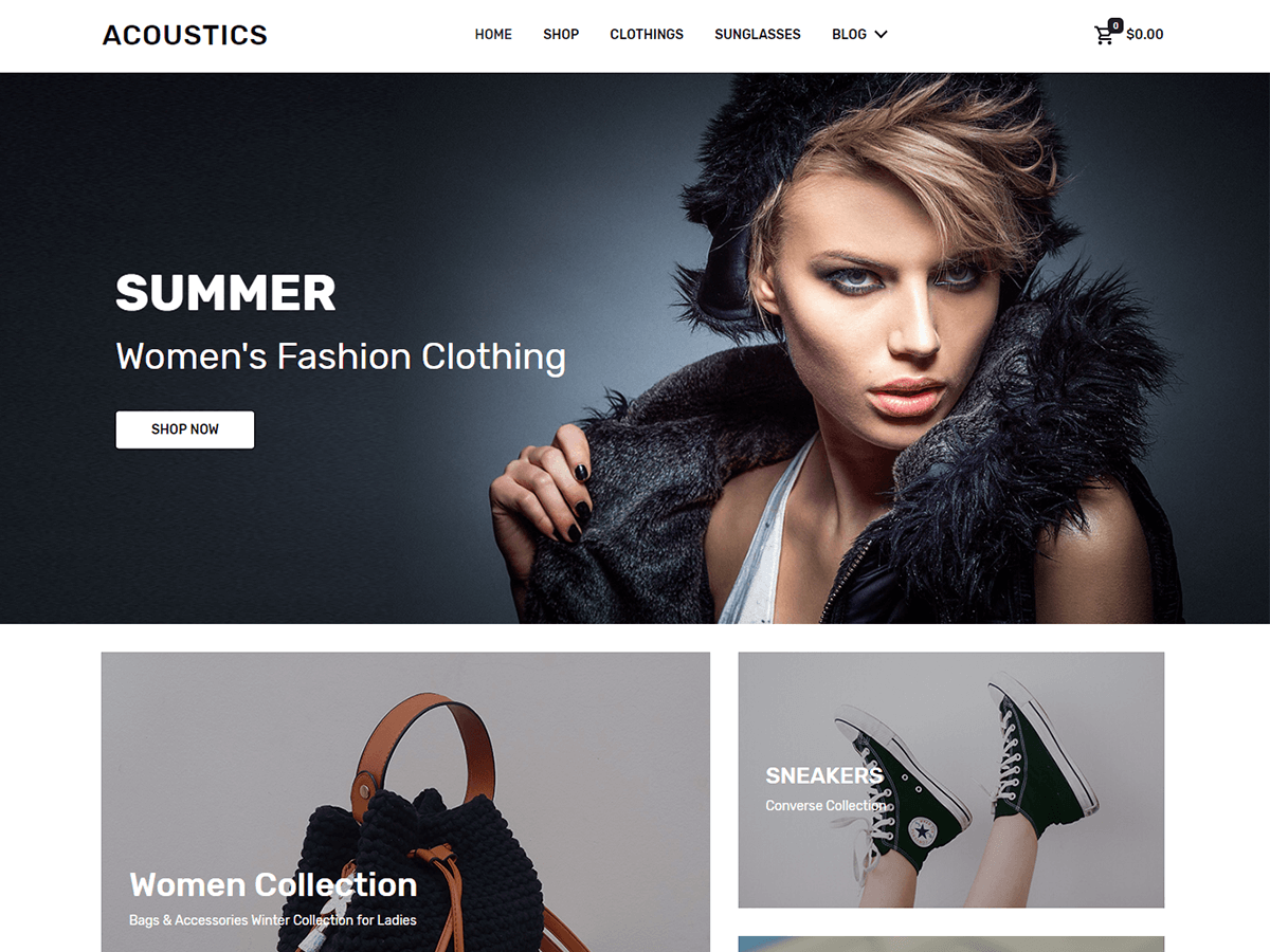 Acoustics theme screenshot