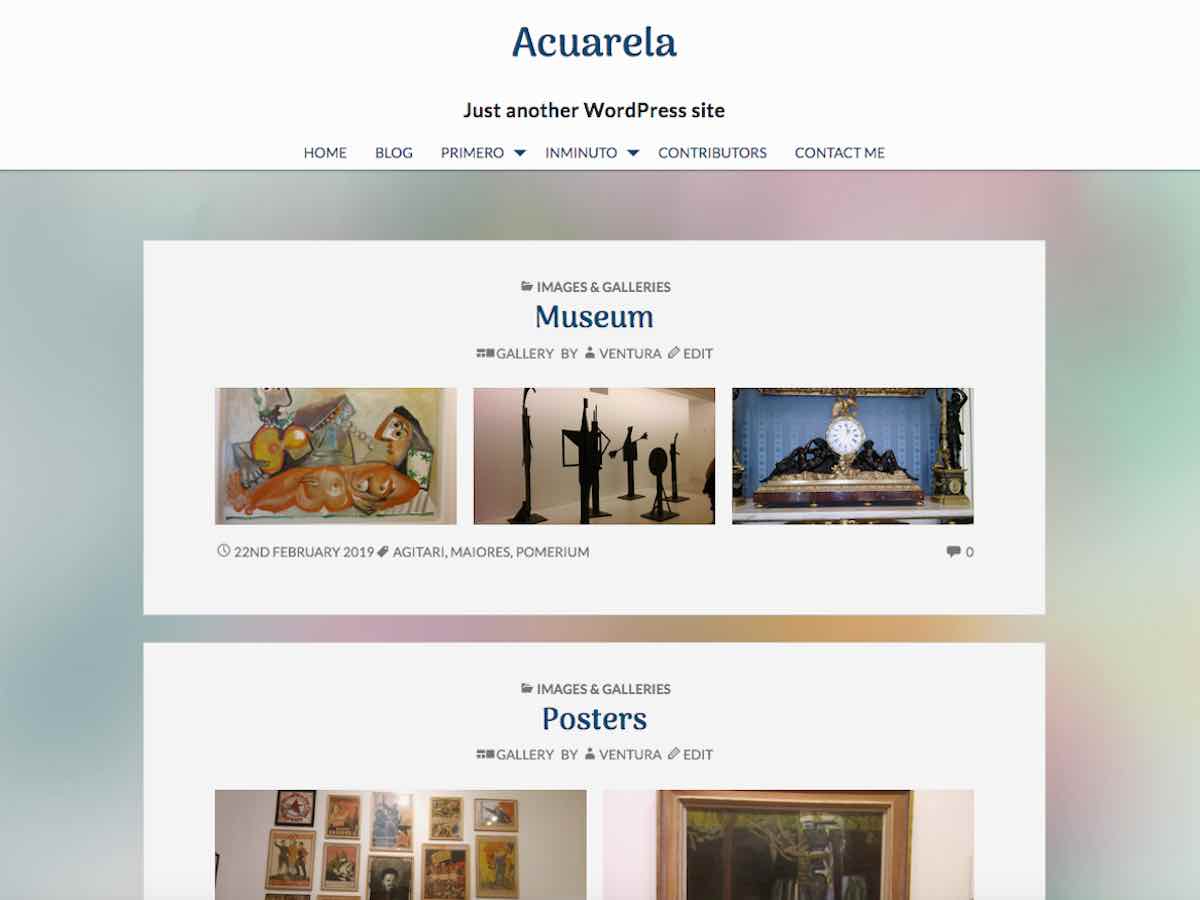Acuarela theme screenshot