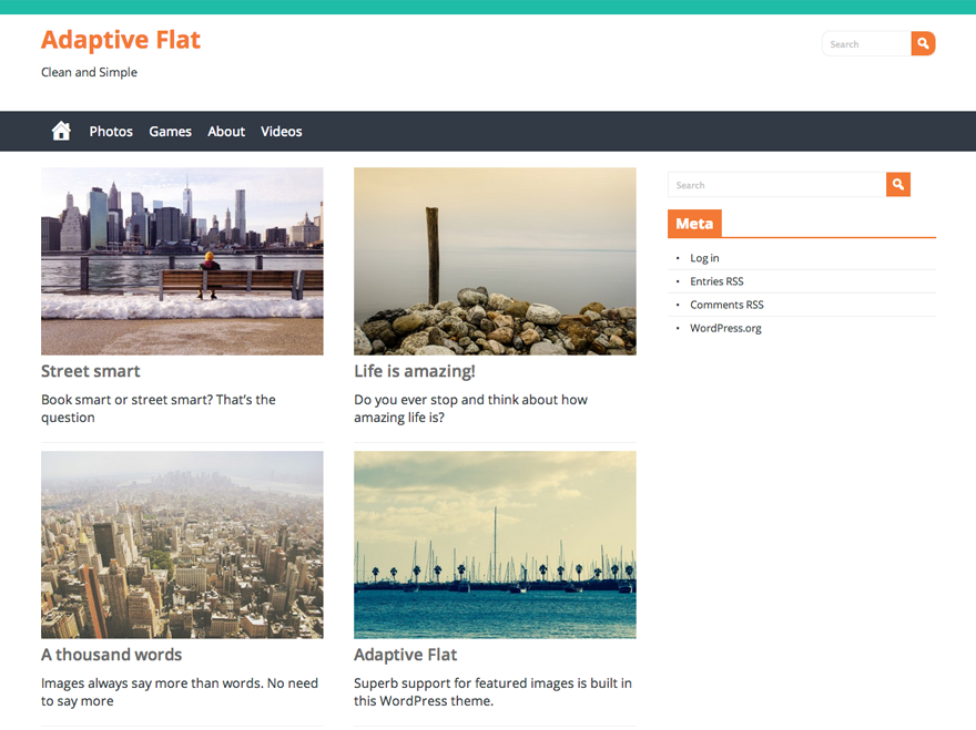 Adaptive Flat theme screenshot