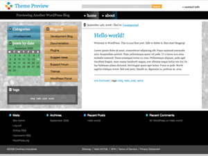 Adept theme screenshot