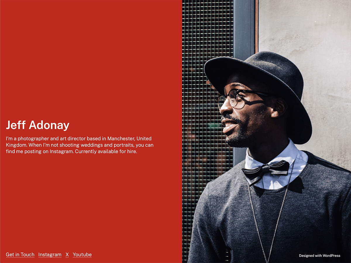 Adonay theme screenshot