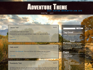 Adventure theme screenshot