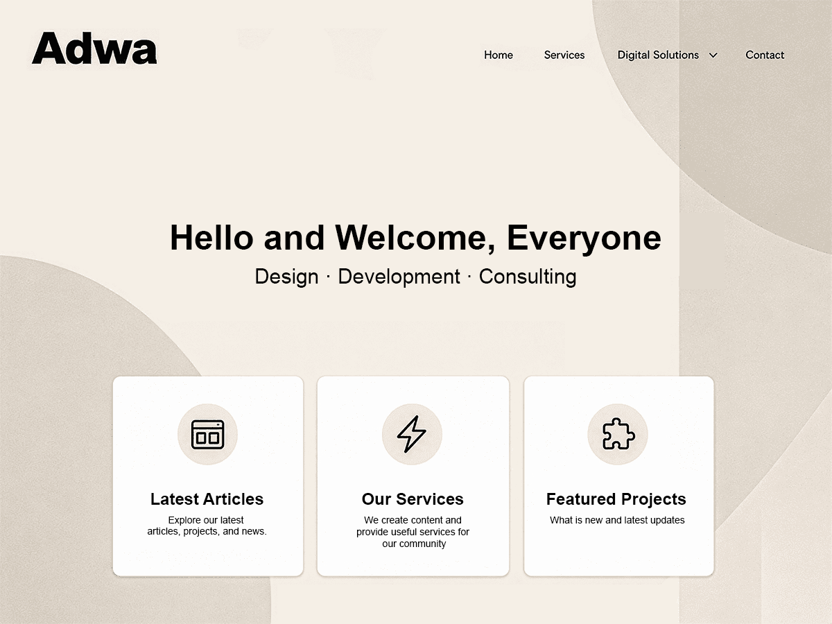 Adwa theme screenshot