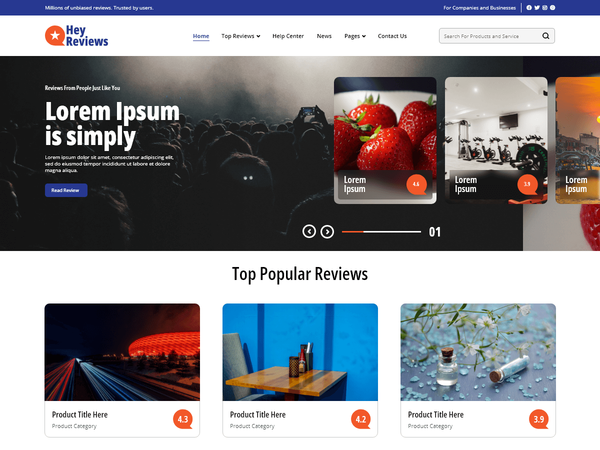 Affiliate Review theme screenshot