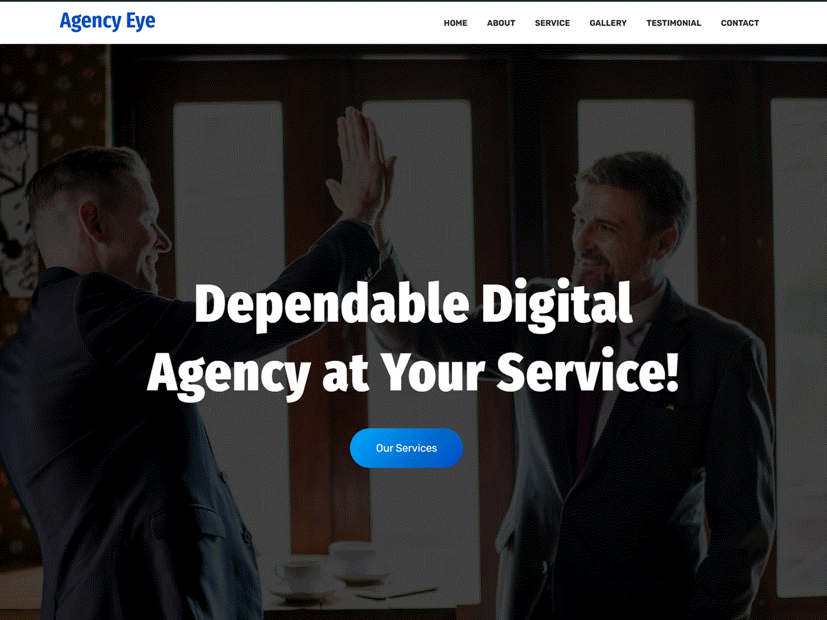 Agency Eye theme screenshot