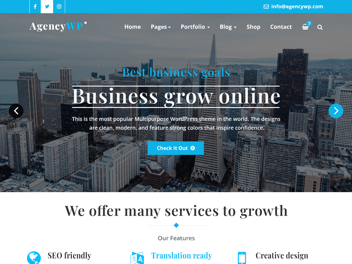 AgencyWP theme screenshot