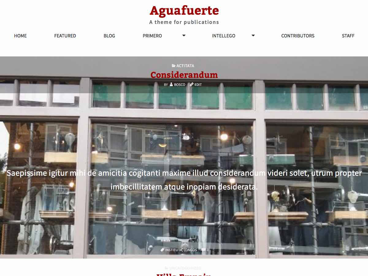 Aguafuerte theme screenshot