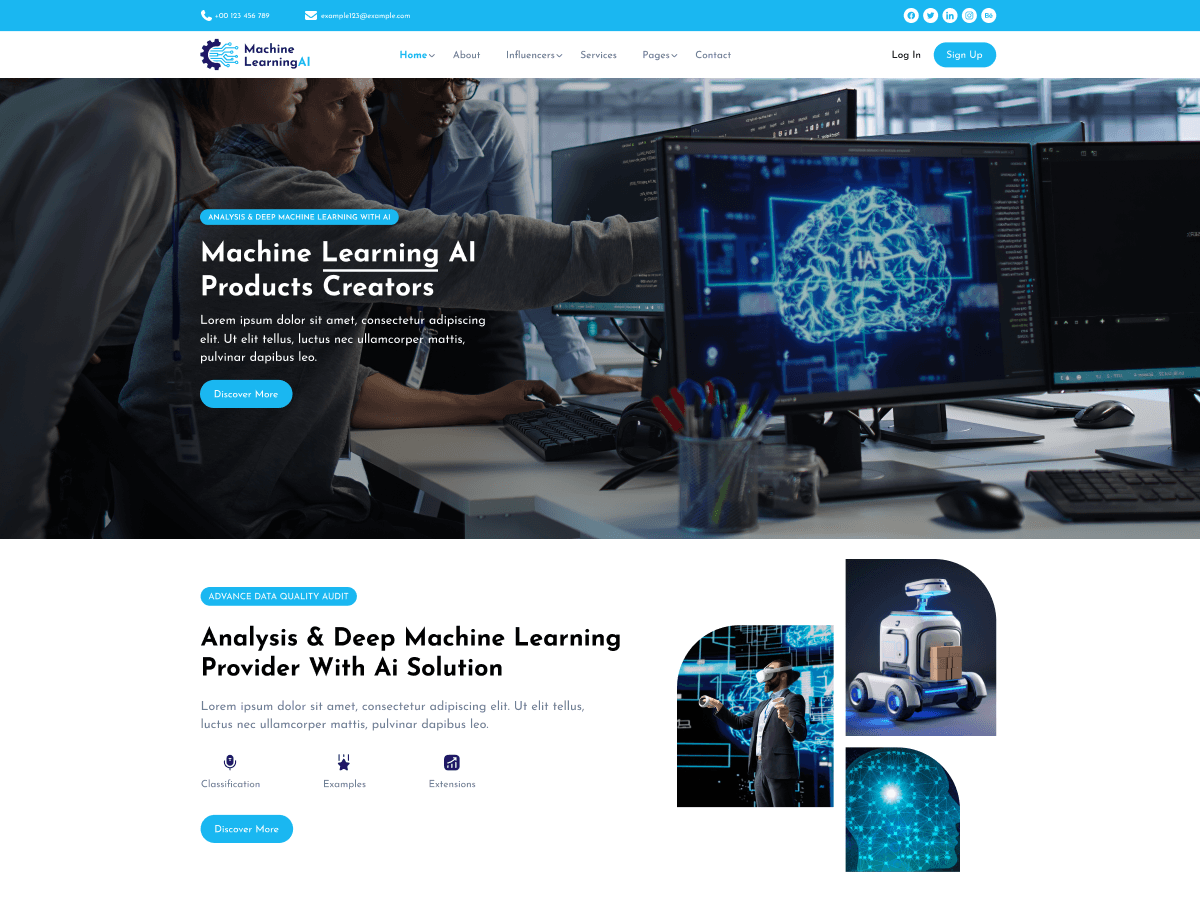 AI Engine theme screenshot