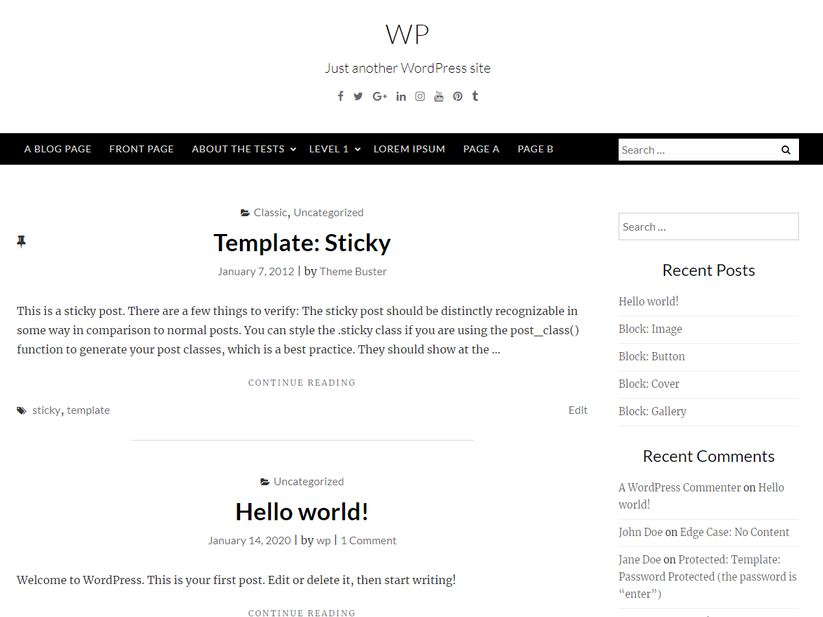 ajaira theme screenshot