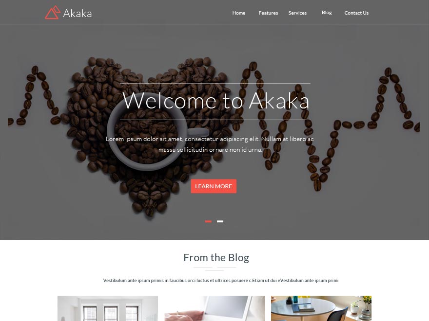 Akaka theme screenshot