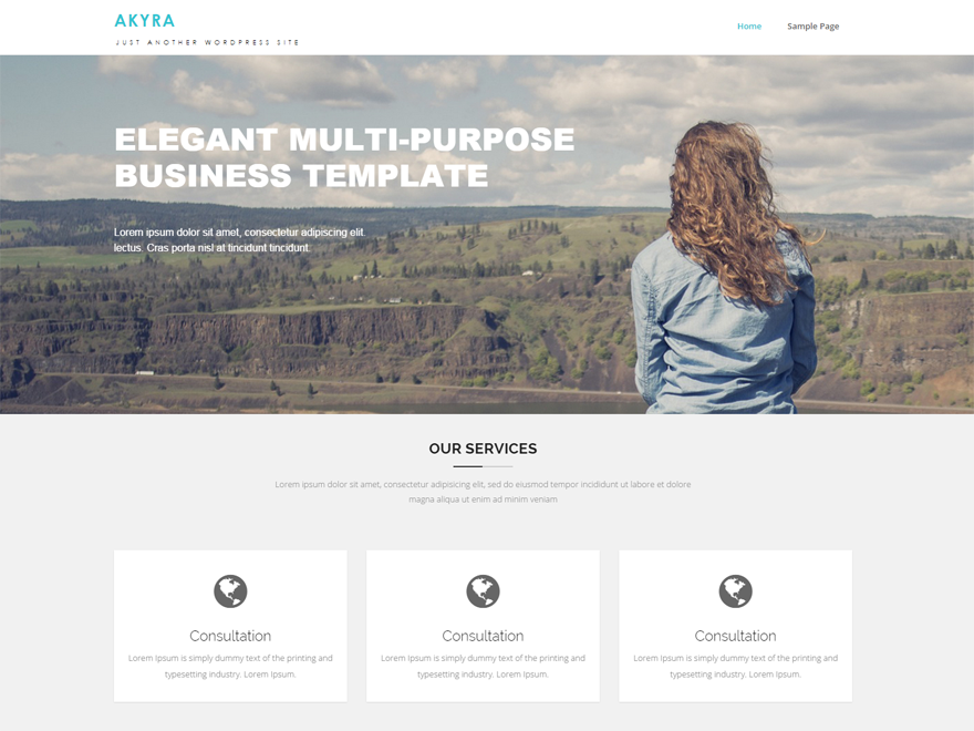 Akyra theme screenshot