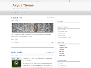 Akyuz theme screenshot