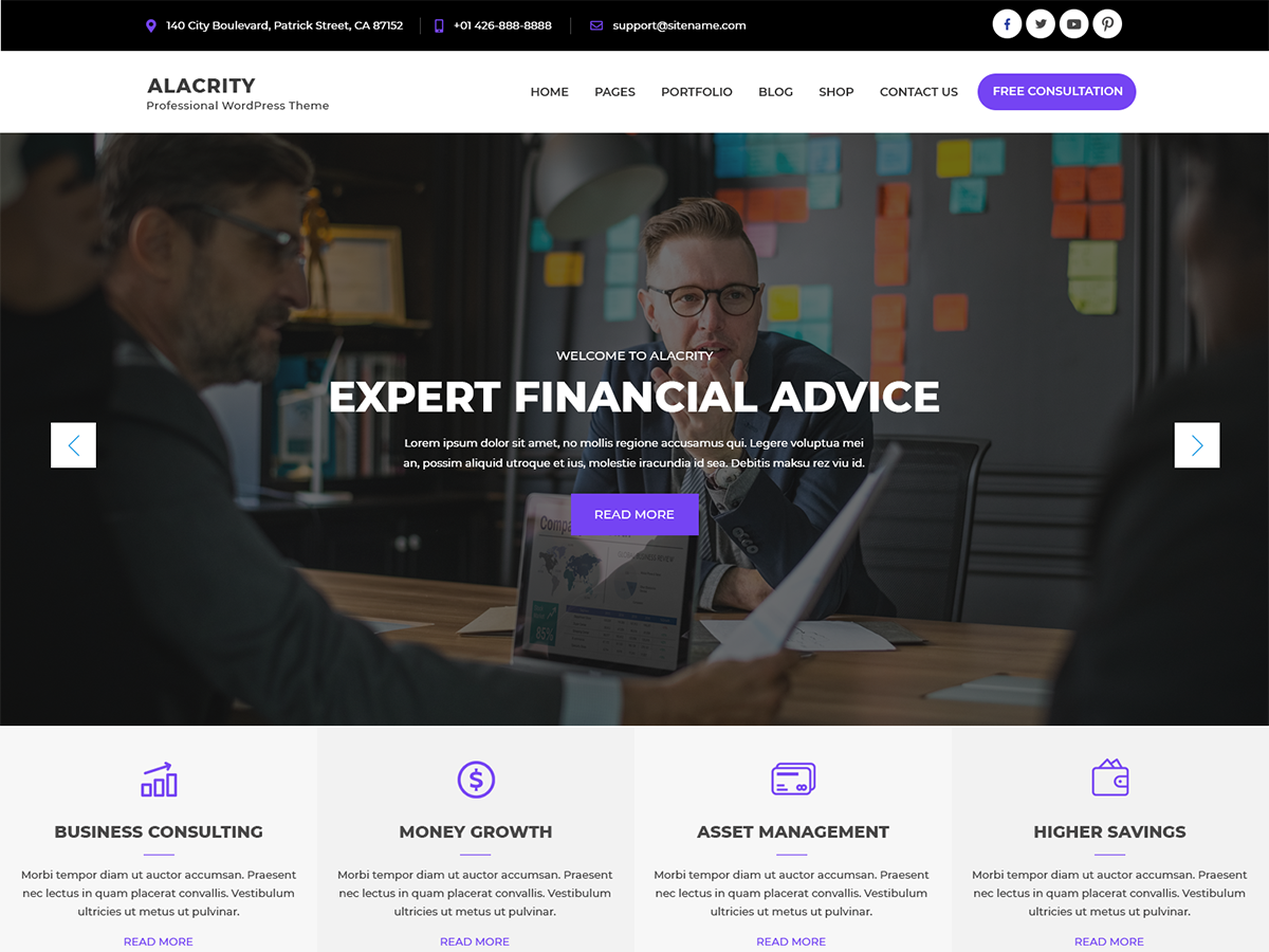 Alacrity Lite theme screenshot