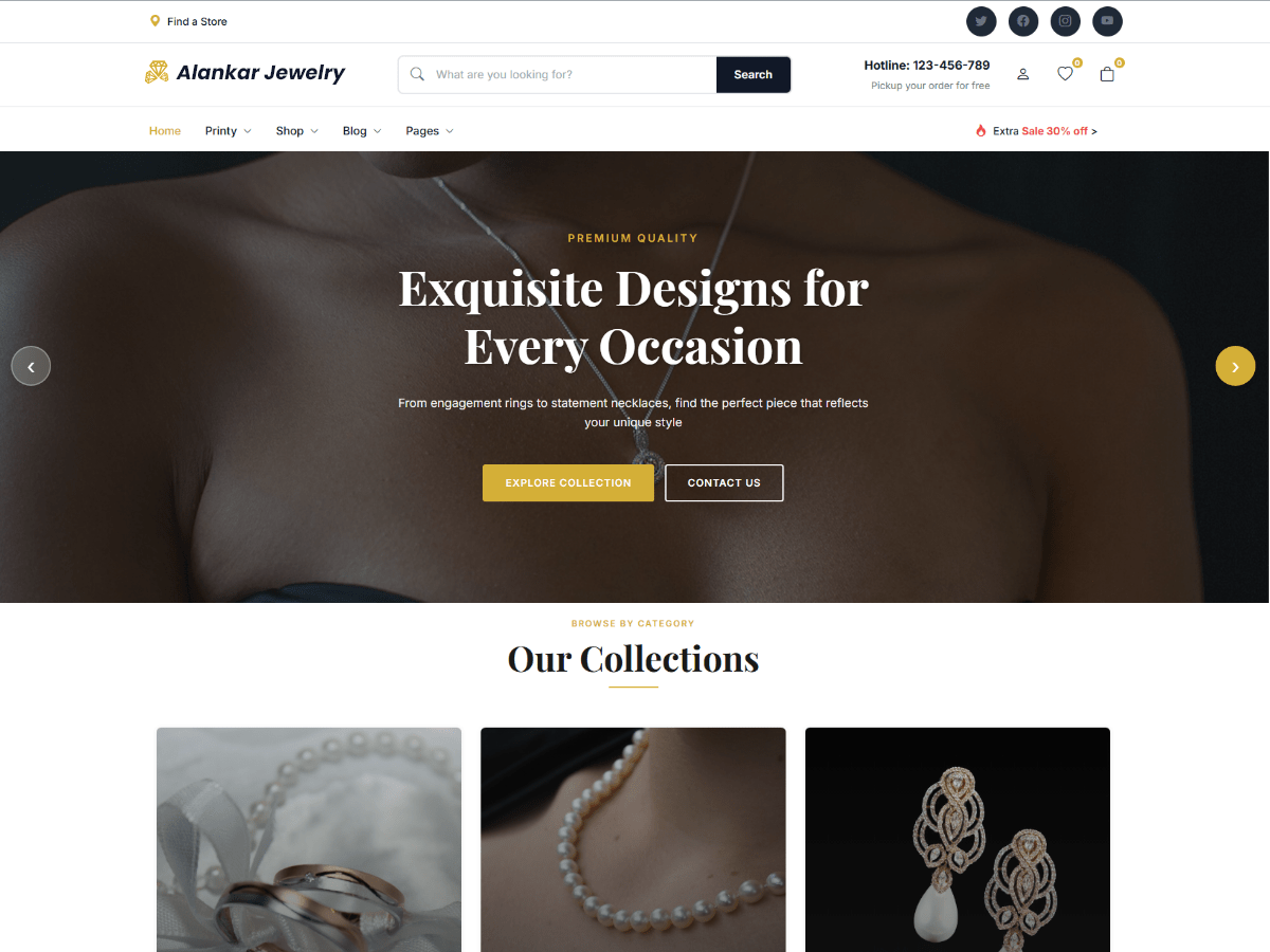 Alankar Jewelry Store theme screenshot