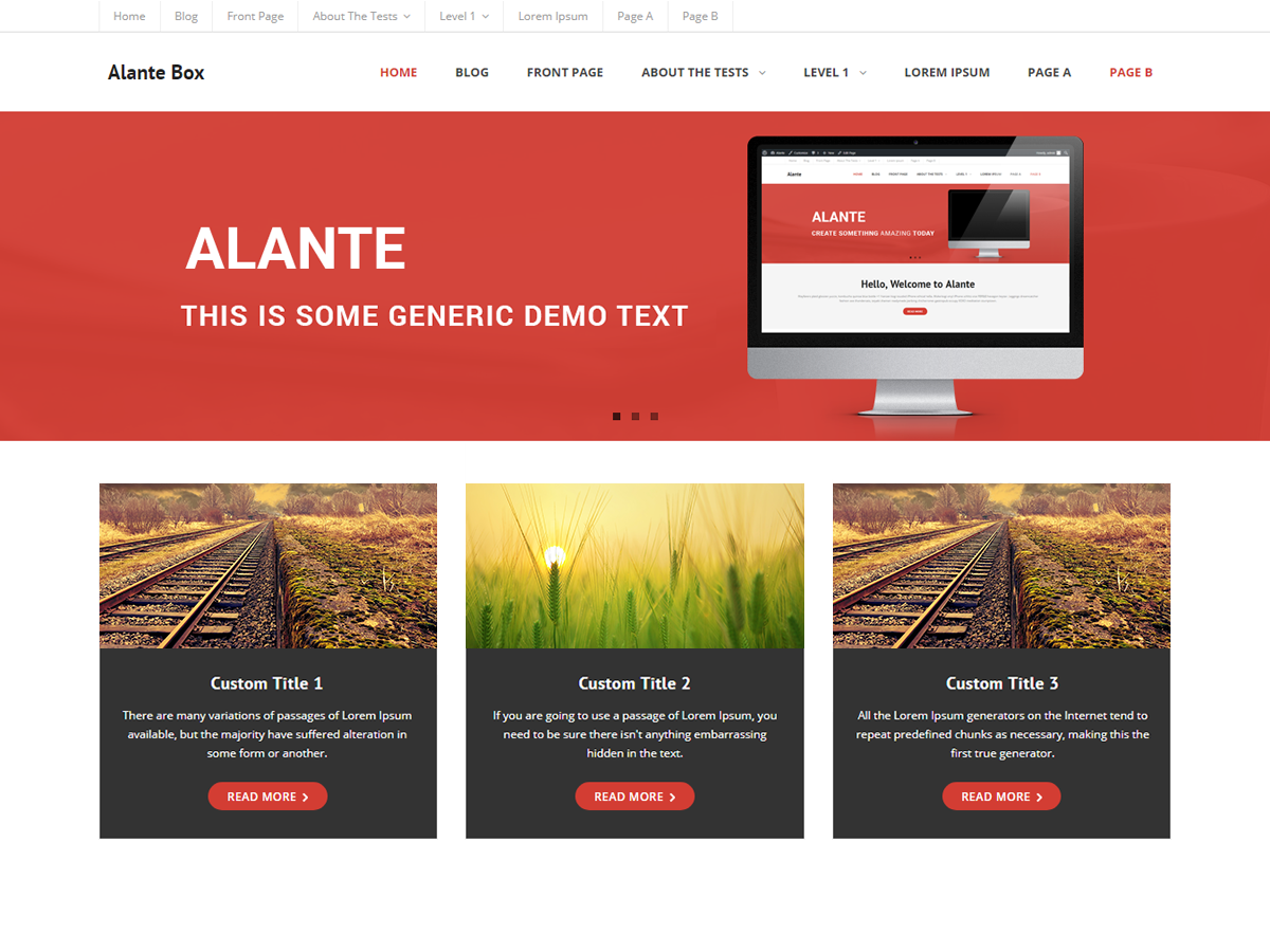 Alante Boxed theme screenshot