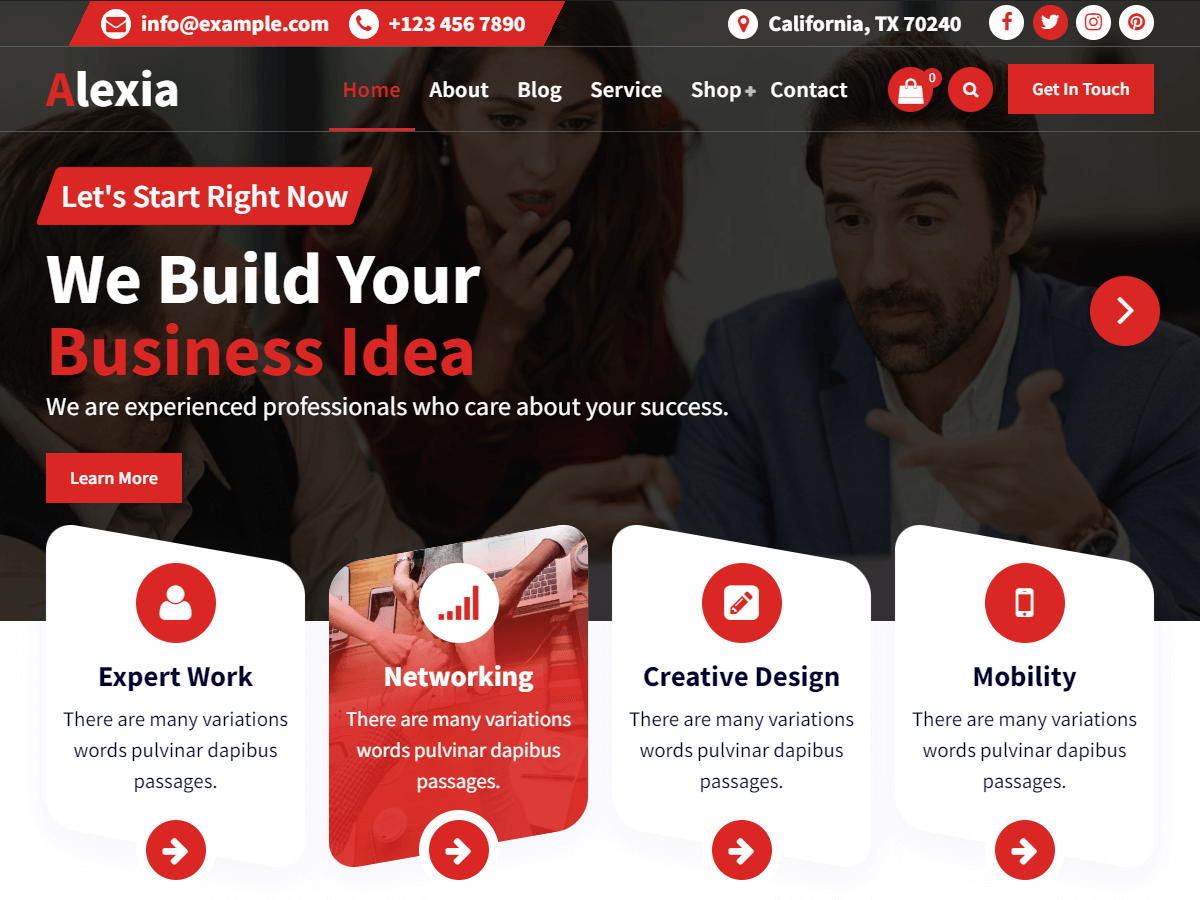 Alexia theme screenshot