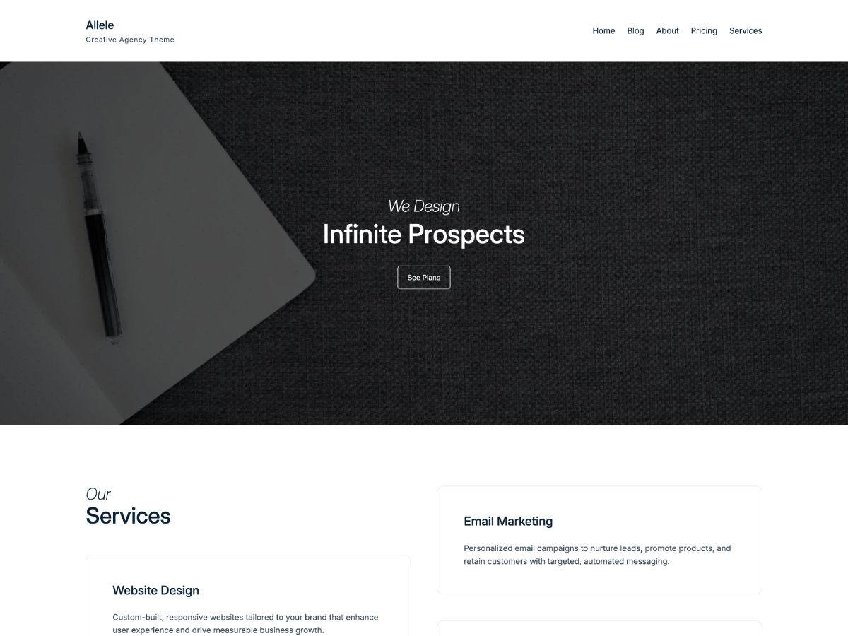 Allele theme screenshot