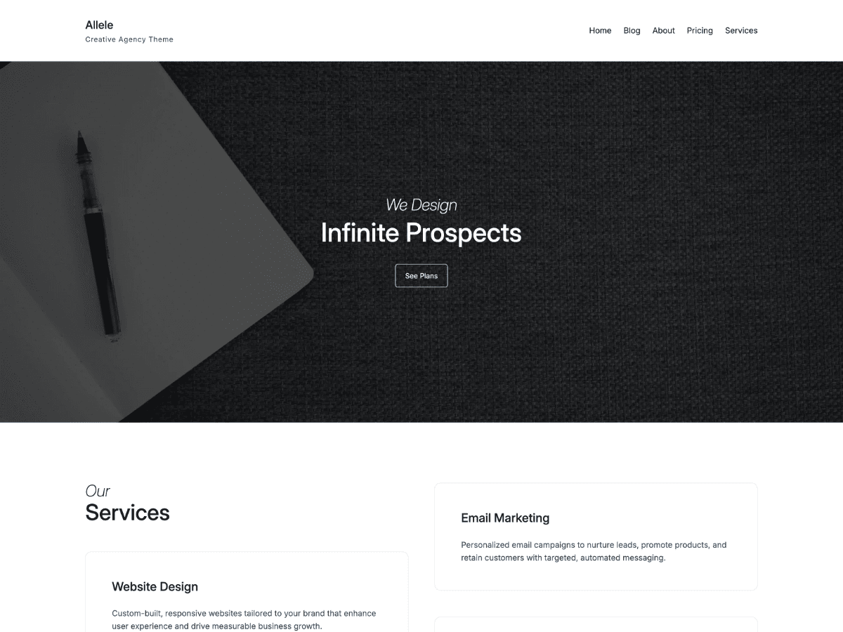 Allele theme screenshot