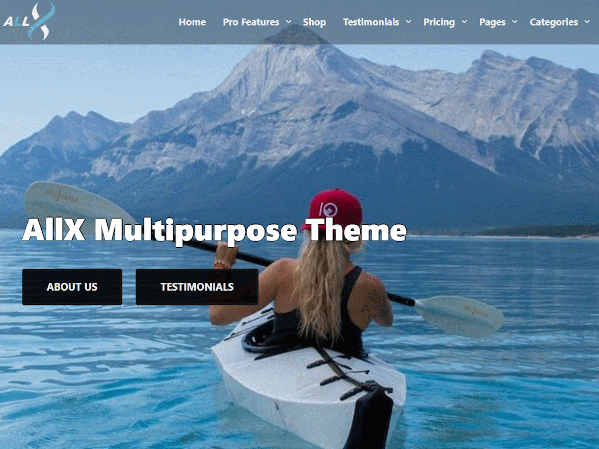 AllX theme screenshot