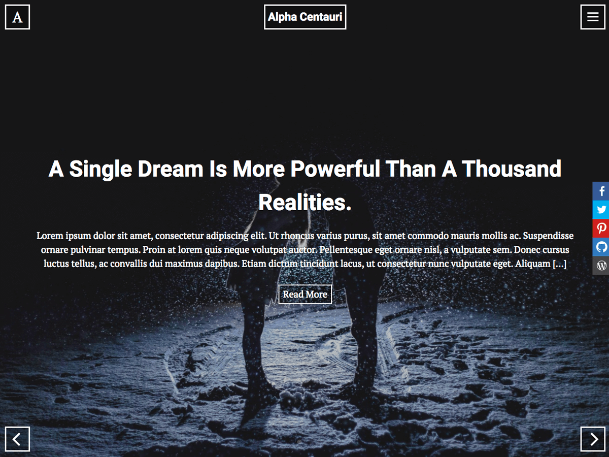 Alpha Centauri theme screenshot